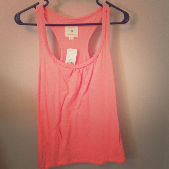 Braided racerback tank top