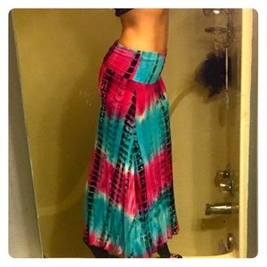 Fun Tie Dye Dress or Maxi Skirt FINAL PRICE