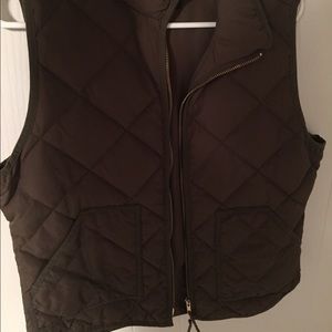 Jcrew quilted puffy vest