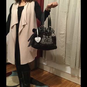 Juicy couture black velour daydreamer