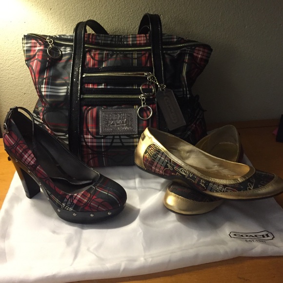 Coach Bag Flats and Stilettos