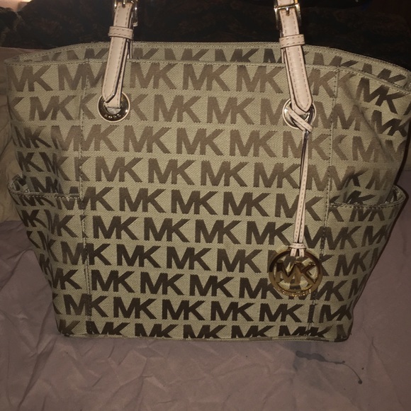 Authentic Michael Kors Monogram tote