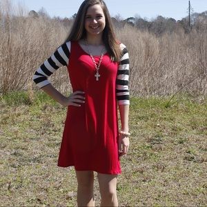 Cute red dress