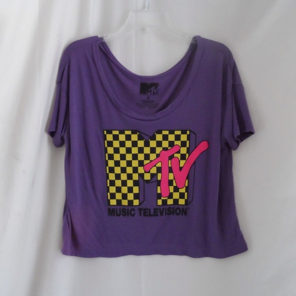 💋 MTV 80s Retro Crop Top