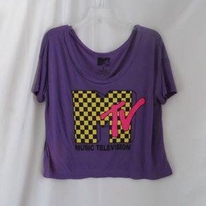 💋 MTV 80s Retro Crop Top