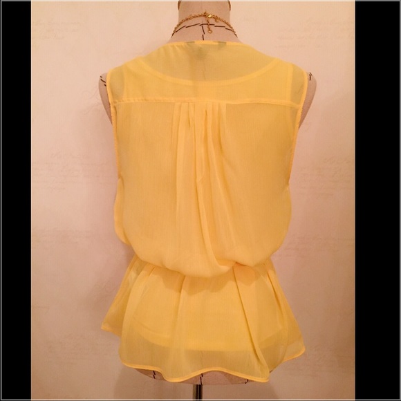 🚫SOLD🚫🆕 Banana Republic Faux Wrap Blouse - Picture 3 of 4