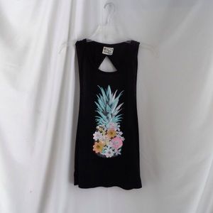 Pineapple Twist Muscle Tee🍍🌺