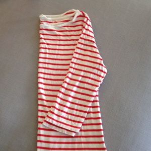 Red and white Brooks Brothers sailor tee