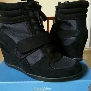 Vera Wang Wedge Sneakers