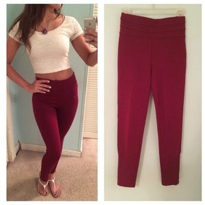 Maroon Jeggings