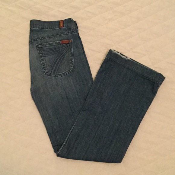 Bell bottom flare 7 for all mankind jeans