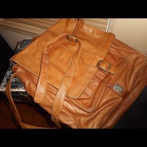 Vintage Real Leather Laptop Bag