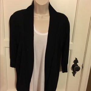 Black cardigan