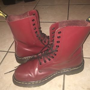 Size 10 Burgundy Dr.Martens