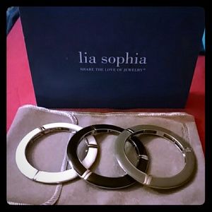 Set of Three stretch bangles