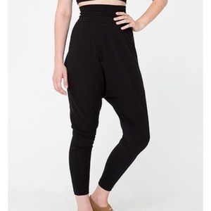 AMERICAN APPAREL BLACK Harem pants