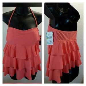 Coral NWT swimsuit Sz 10 Bandini Bikini