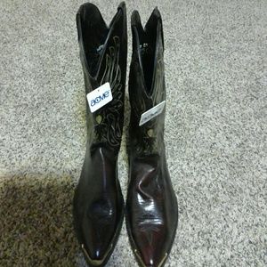 Mens Brown cowboy boots