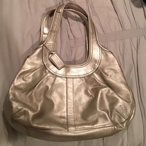 Coach Ergo leather pleated tote 12831