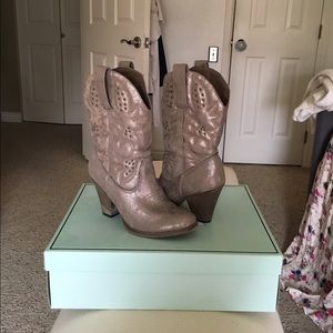 Metallic Boots