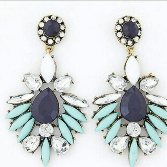 Colorful vintage earrings