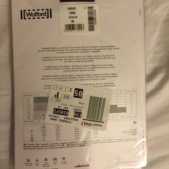 Wolford Accessories - Wolford velvet deluxe stay ups Wolford Accessories - Wolford velvet deluxe stay ups