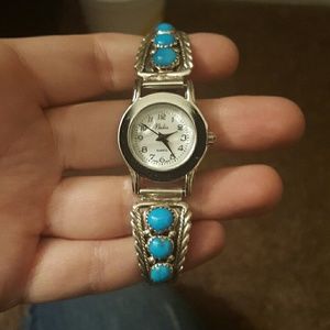 ♡HOLDING Real Arizona Turquoise Watch