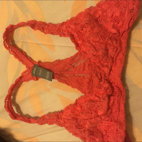 Coral colored Aerie bralette