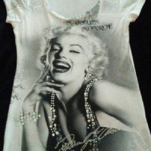 Marilyn Monroe Rhinestone shirt