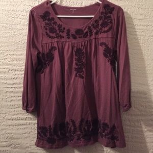 Embroidered top