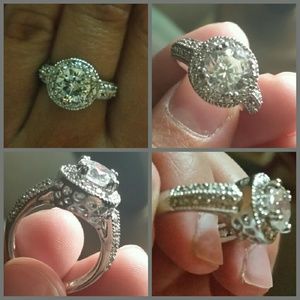 Sterling silver pretty ring (925)