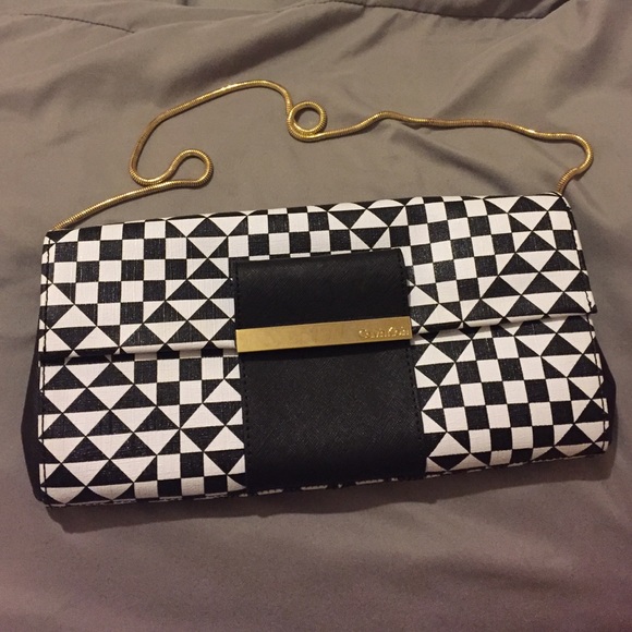 Black/White Calvin Klein Purse