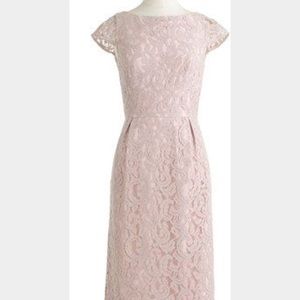 Elsa dress in leavers lace