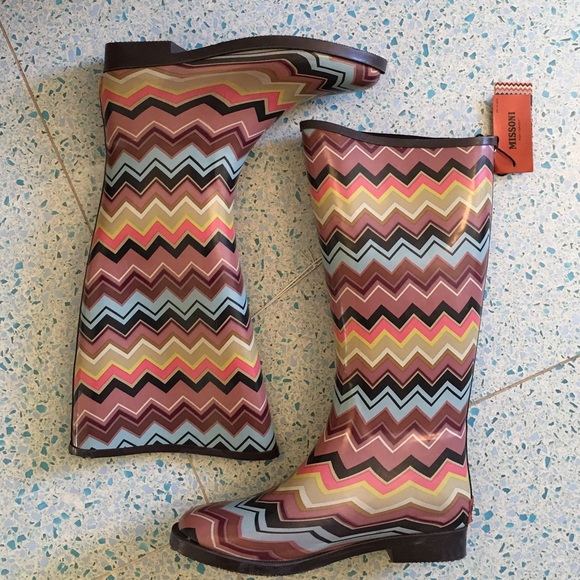 missoni rain boots