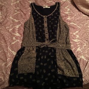 Navy and Paisley Romper from Forever 21