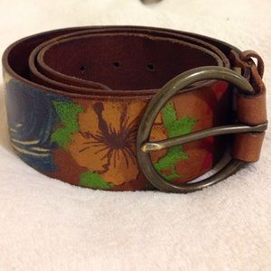 Hollister leather belt