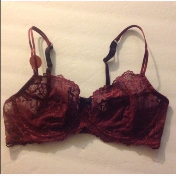 NWT plum colored lace bra - Picture 3 of 6