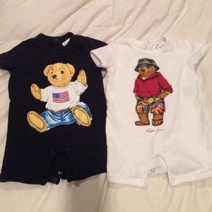 ADORABLE infant Ralph Lauren summer bodysuits