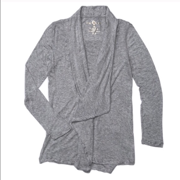 5 🌟 Rated Naked Truth Drape Front Cardigan - Picture 4 of 4