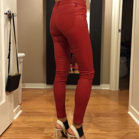 J Brand Pants - J brand red leather pants J Brand Pants - J brand red leather pants