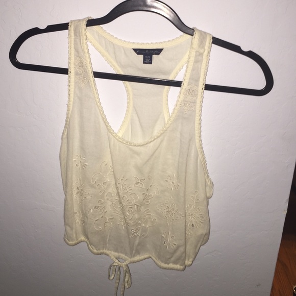 American eagle cropped tank top