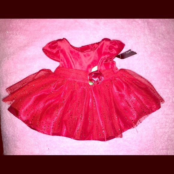 Baby red dress