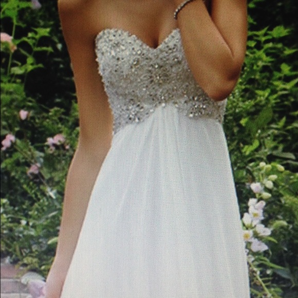 Beaded prom dress