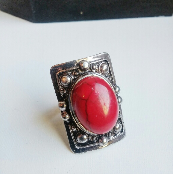 Vintage style new age ring