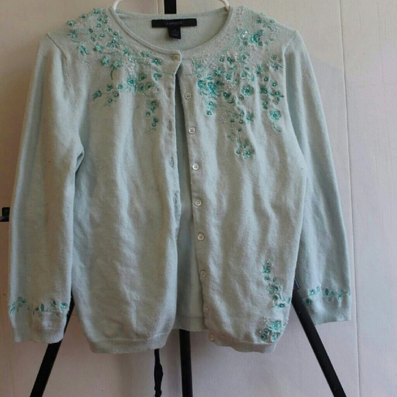 Light Blue with Beaded Embroidery from Express, S