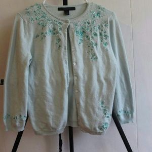 Light Blue with Beaded Embroidery from Express, S
