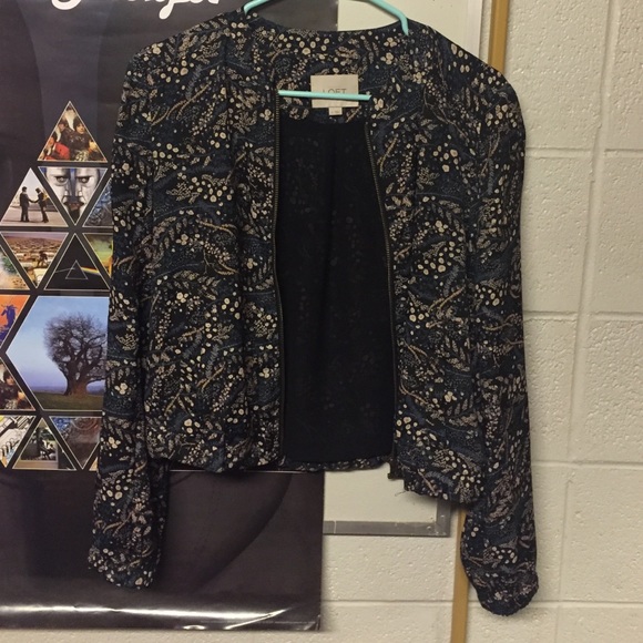 Floral Bomber Jacket - Picture 2 of 4