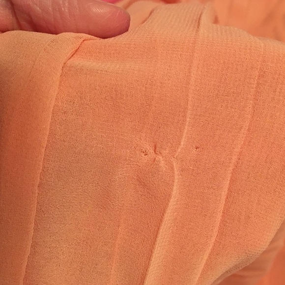 Leo Meets Virgo high low midi dress sharkbite hem - Picture 3 of 4