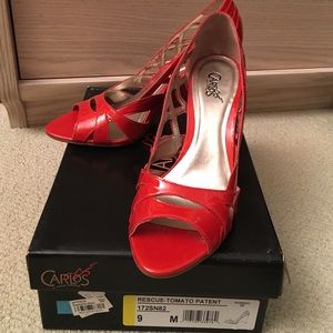 Carlos Santana Patent Red wedges