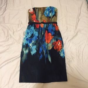 Anthropologie Watercolor Midi Dress